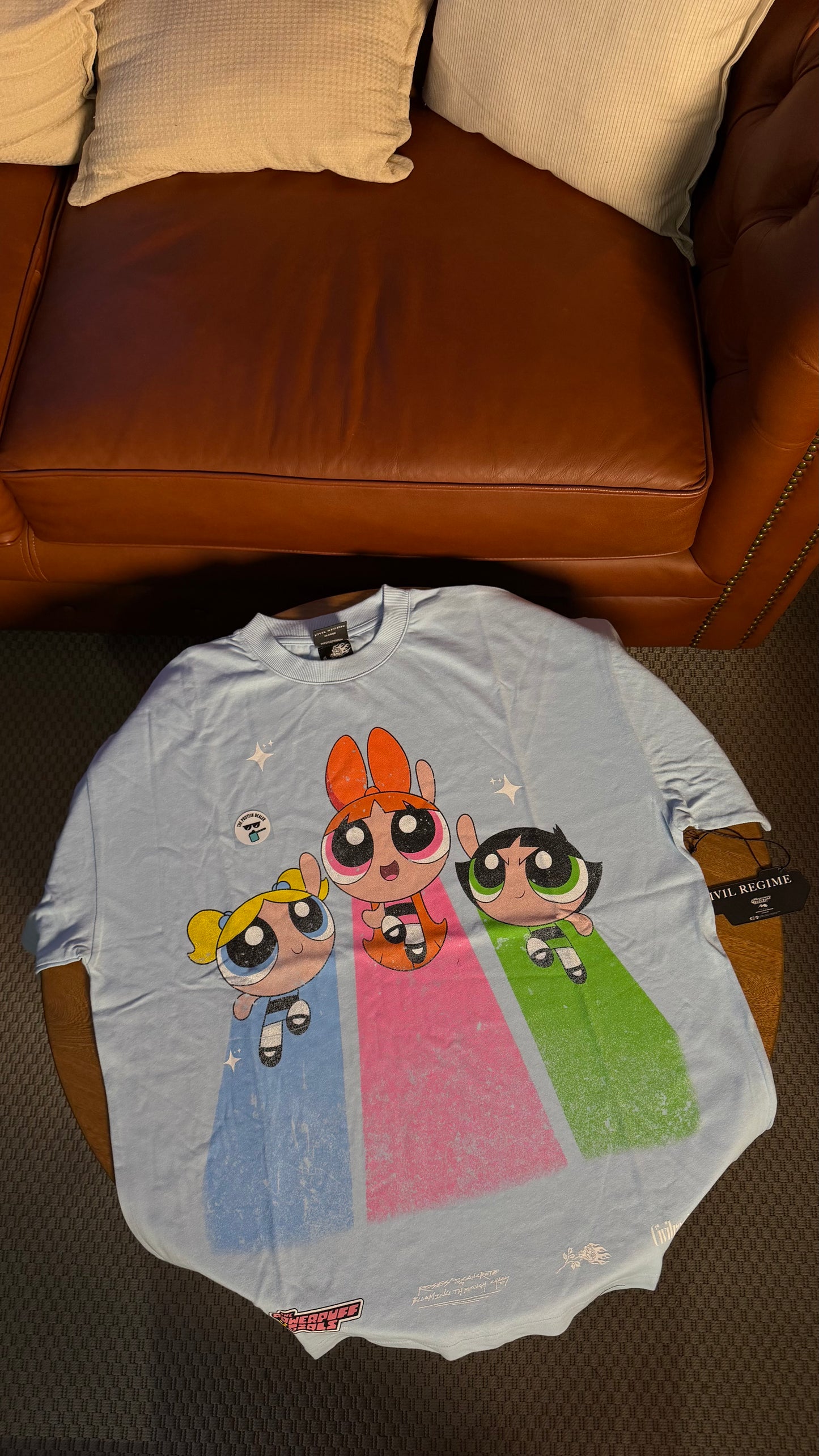 POWERPUFF GIRLS RUN THE WORLD AMERICAN CLASSIC OVER TEE