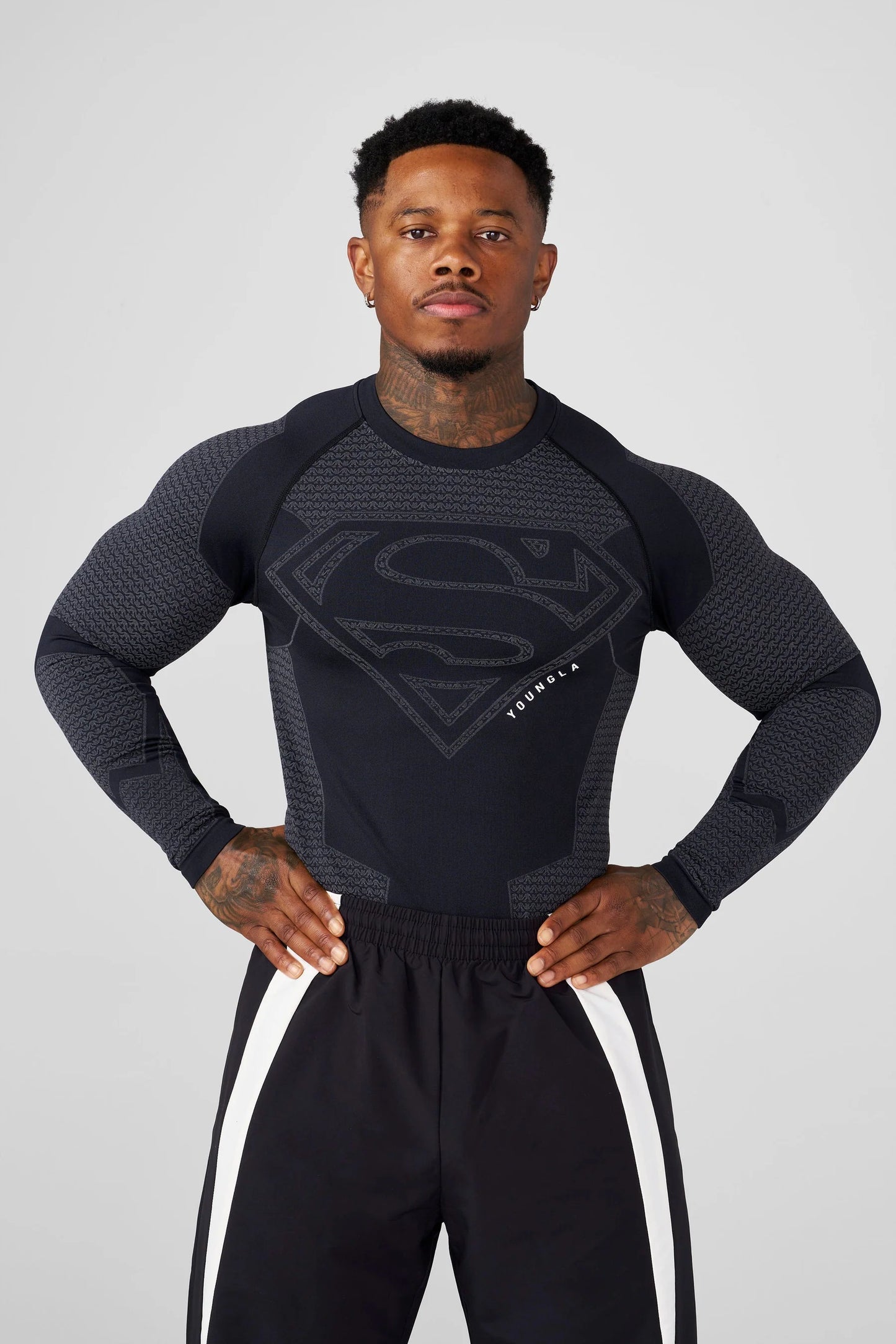 SUPERMAN COMPRESSION LONGSLEEVES #8066