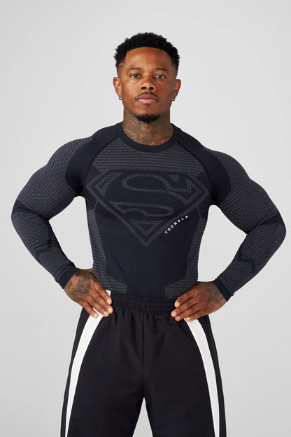 SUPERMAN COMPRESSION LONGSLEEVES #8066