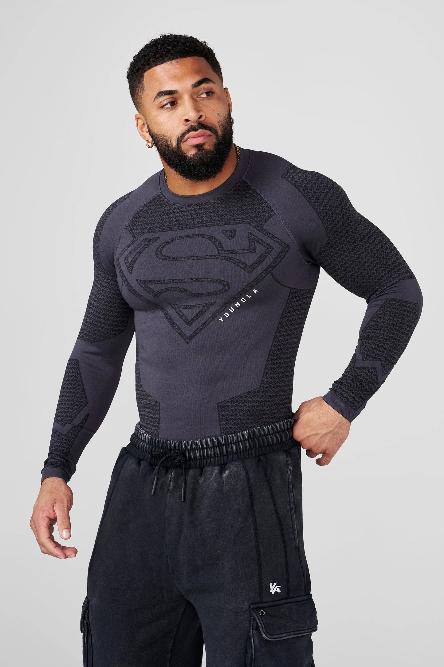 SUPERMAN COMPRESSION LONGSLEEVES #8066