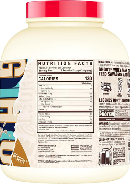 GHOST WHEY 5LB 64 SERV