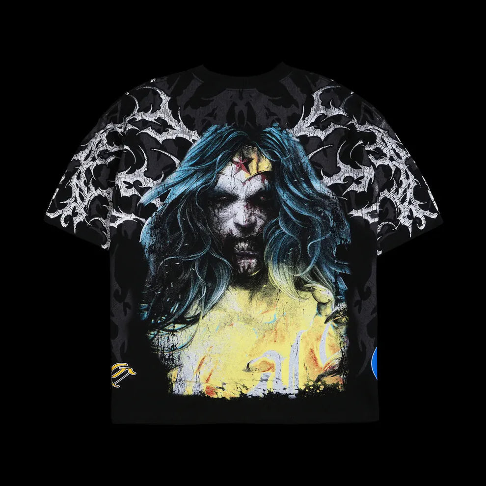 ROSES BLEED RED ZOMBIE JUSTICE LEAGUE BOX SET OVERSIZED TEES