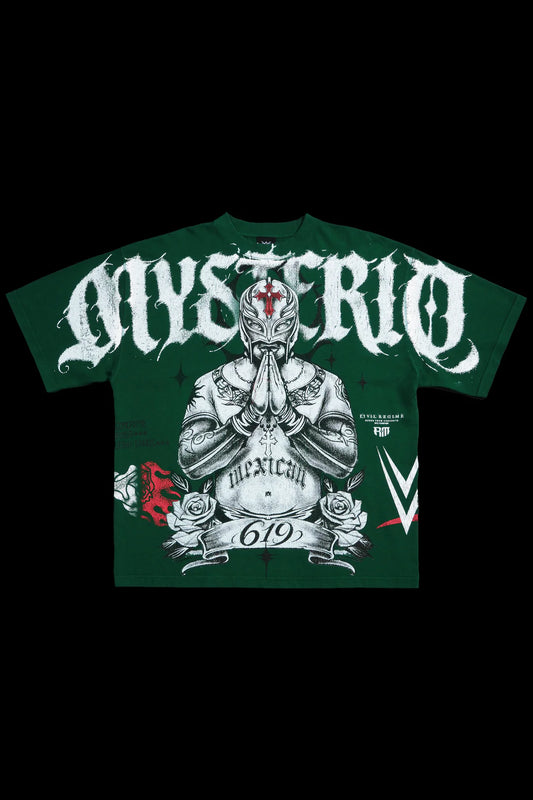 MYSTERIO'S HERITAGE "SIDE BY SIDE" 199X OVERSIZED TEE
