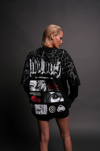 THE SPIDER FAMILY "PREMIUM" OVERSIZED TEE