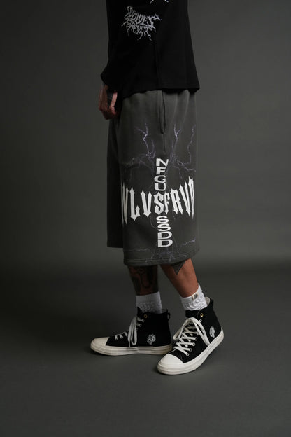 IRON CODE OVERSIZED OSIRIS SWEAT SHORTS