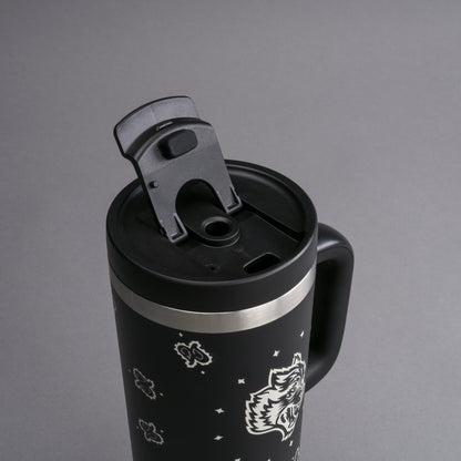 WESTERN WOLF TRAVEL TUMBLER