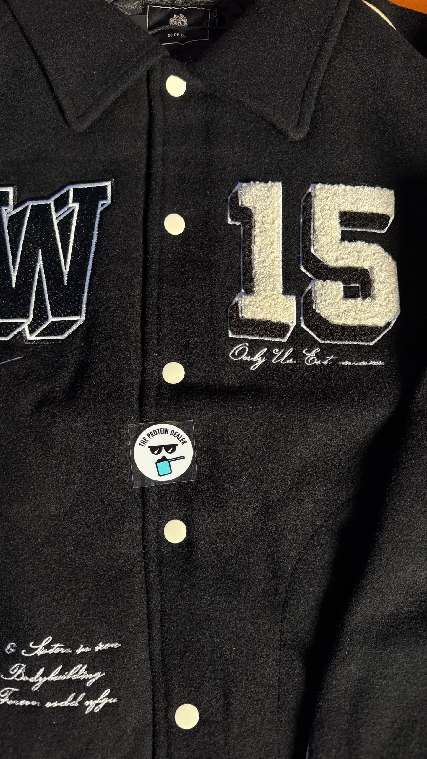 TEAM ROXY BOX CUT RUDY LETTERMAN JACKET