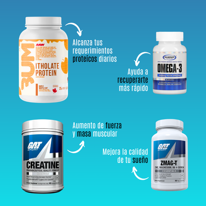 PACK: GANANCIA DE MASA MUSCULAR