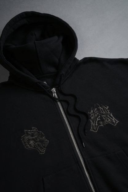 SSDDNFGU MOTH CREED CAP ZIP HOODIE