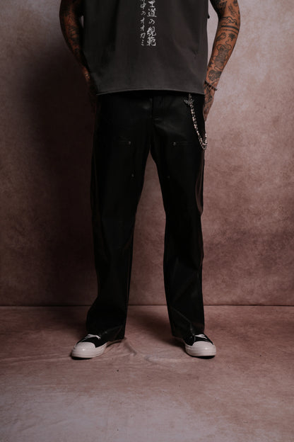 EMBOSSED LEATHER HOFFA V2 PANTS