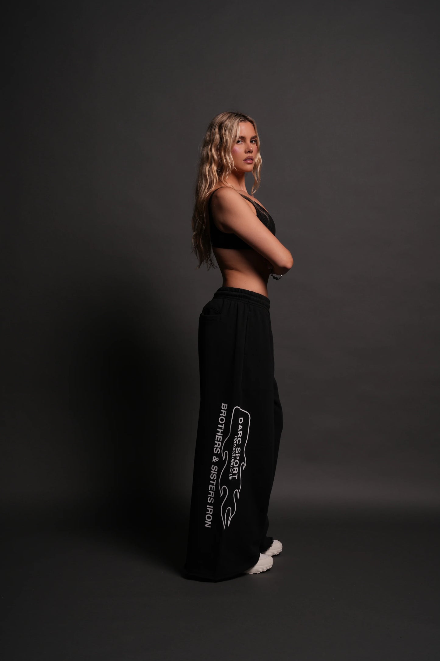 WOLVES GYM V2 OVERSIZED OMEN SWEAT PANTS