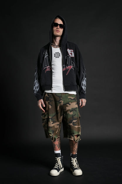 RACE INFERNO VEX DOUBLE ZIP HOODIE