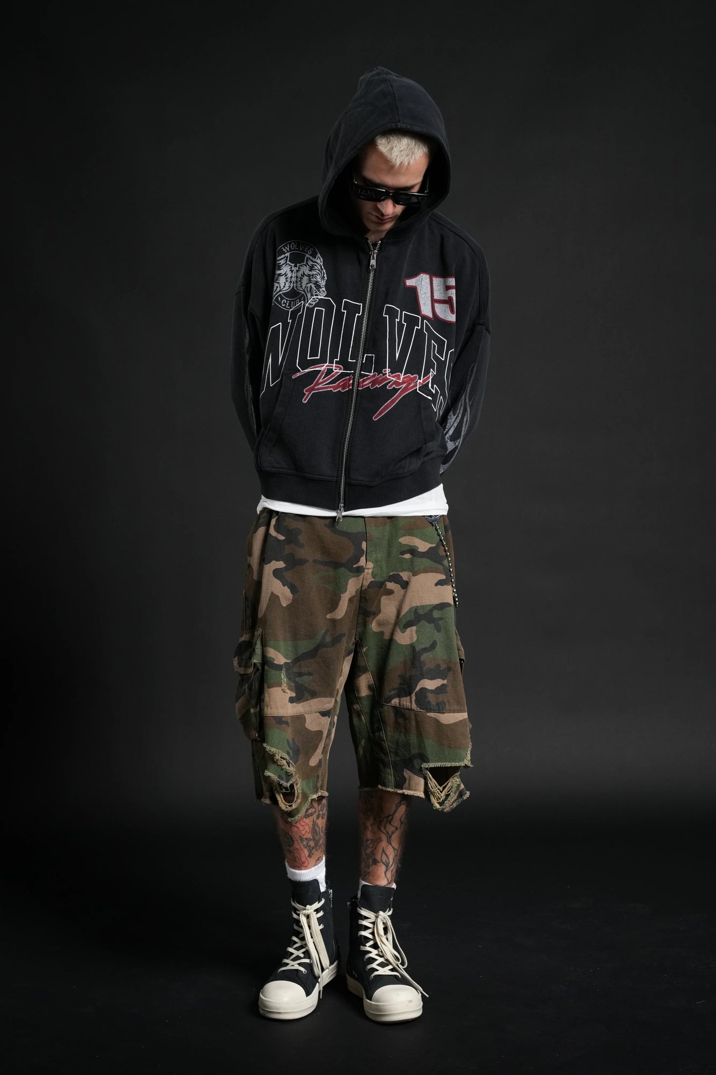 RACE INFERNO VEX DOUBLE ZIP HOODIE