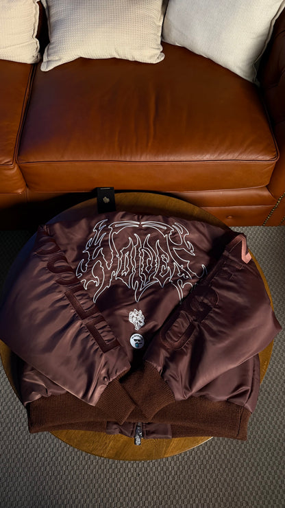 WOLVES HESH CROPPED REMY BOMBER JACKET