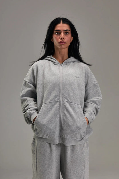 HEAVYWEIGHT EVERGREEN ZIP-UP