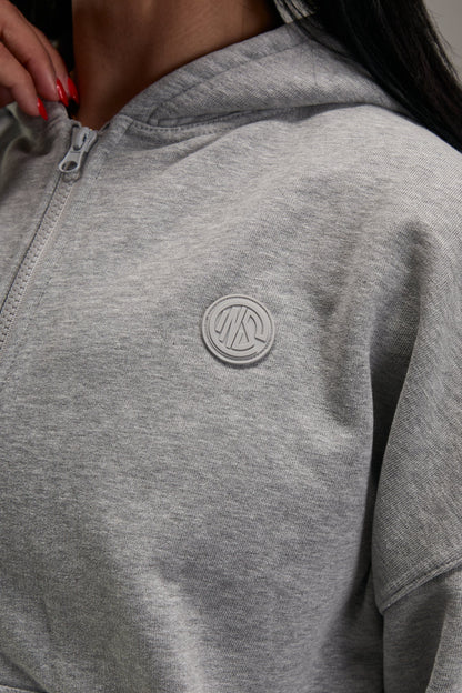 HEAVYWEIGHT EVERGREEN ZIP-UP