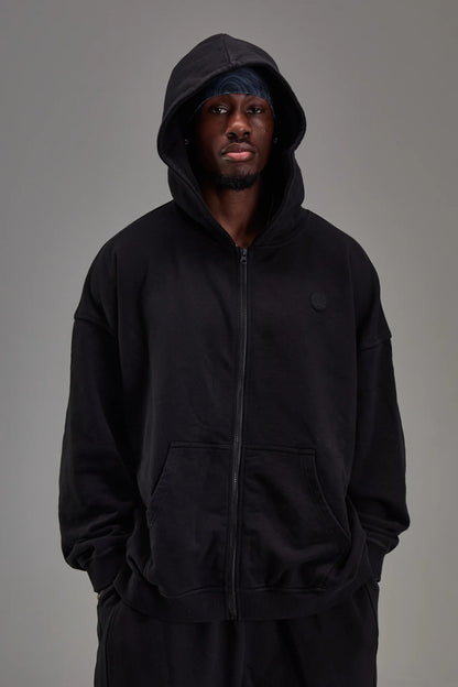 HEAVYWEIGHT EVERGREEN ZIP-UP