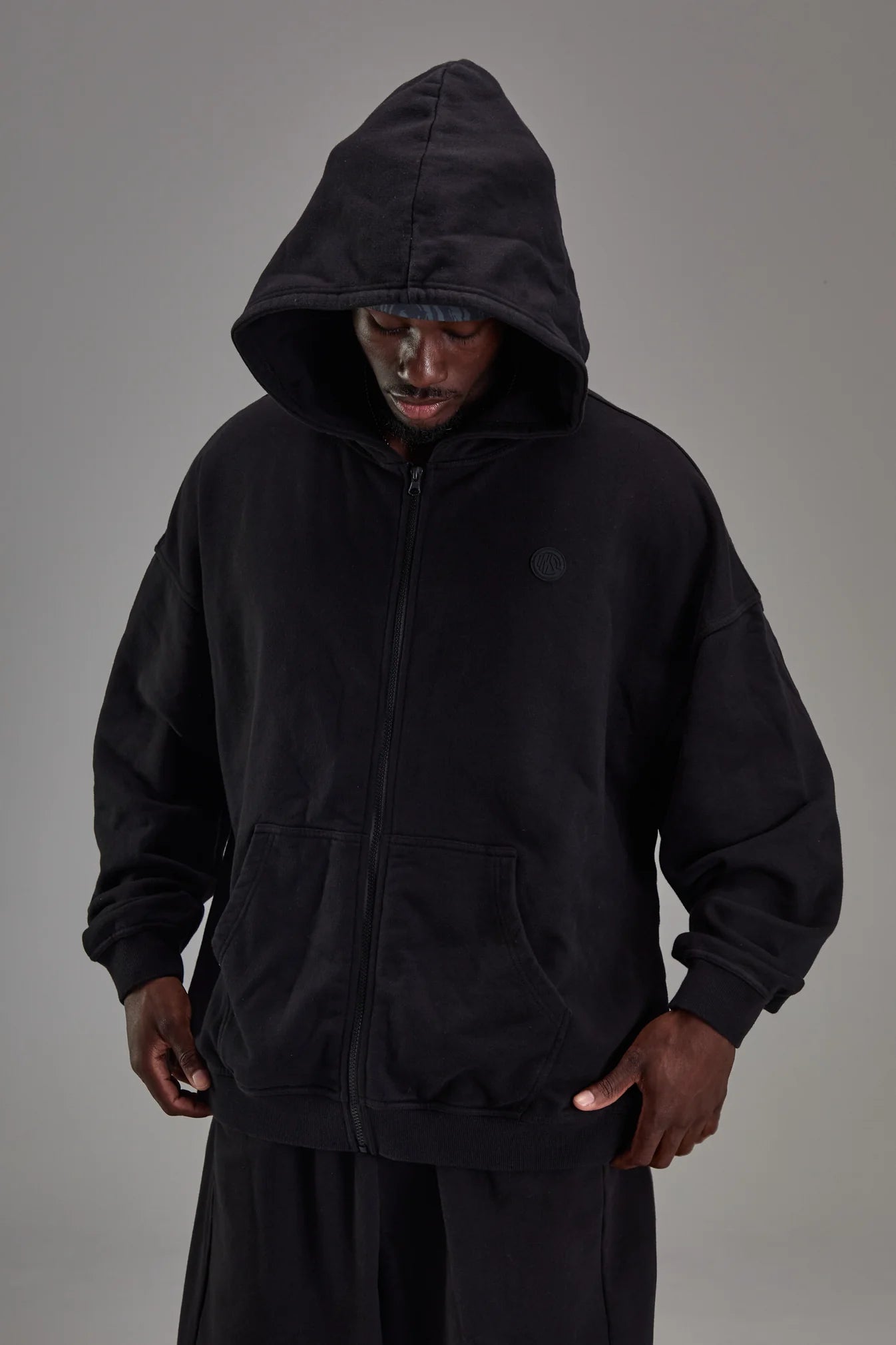 HEAVYWEIGHT EVERGREEN ZIP-UP