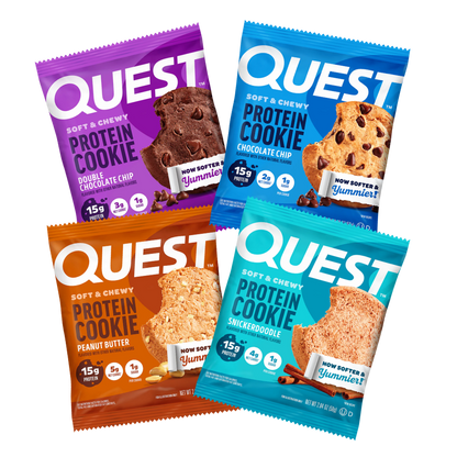 QUEST PROTEIN CHEWY COOKIES 4 PACK