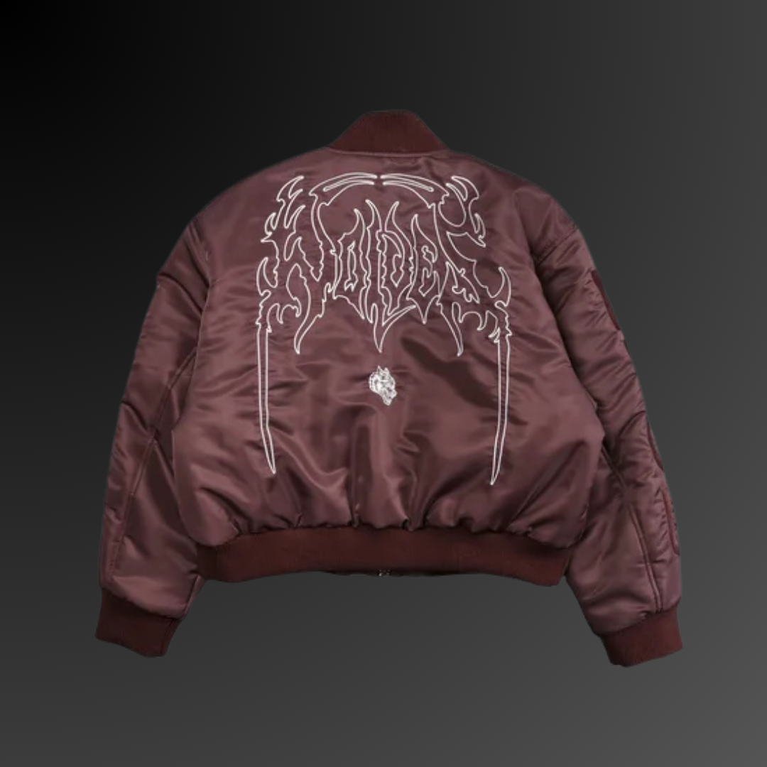 WOLVES HESH CROPPED REMY BOMBER JACKET