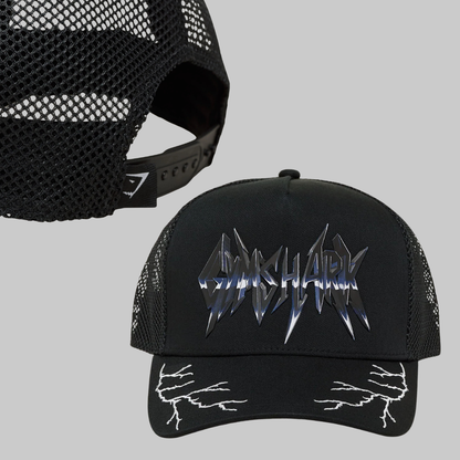 LIGHTNING GRAPHIC TRUCKER CAP