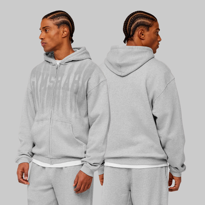 FADE GRAPHIC ZIP THROUGH HOODIE