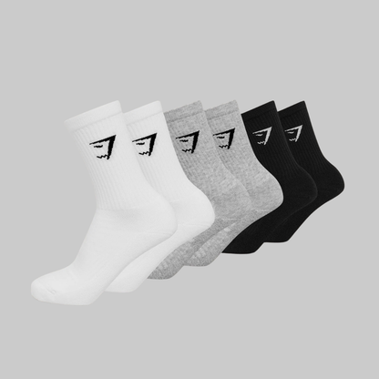 CREW SOCKS 6 PACK