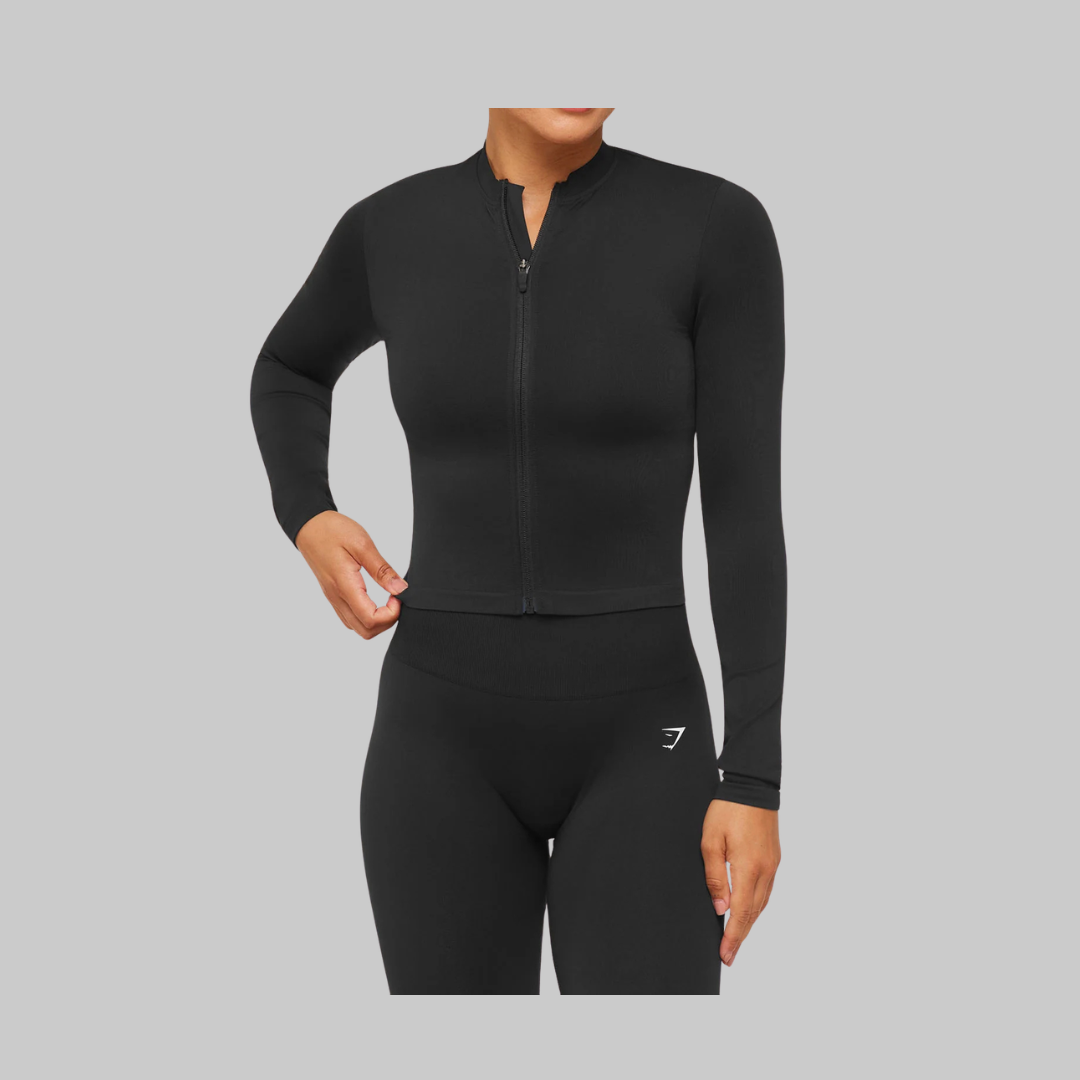 EVERYDAY SEAMLESS ZIP TRACKTOP