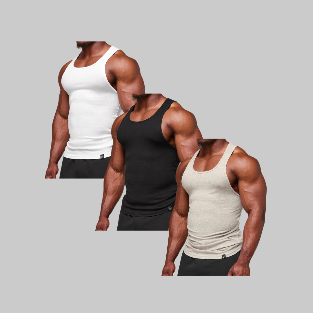 RIBBED TANK 3 PACK