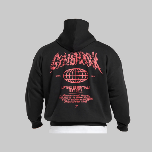METAL LIFTING GRAPHIC HOODIE