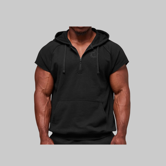 LEGACY 1/4 ZIP CAP SLEEVE HOODIE