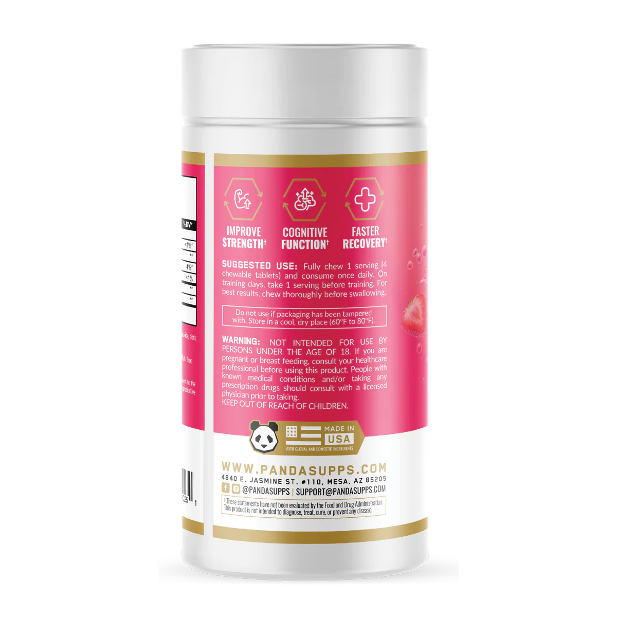 PANDA CREATINE BITES 30 SERV 120 TAB