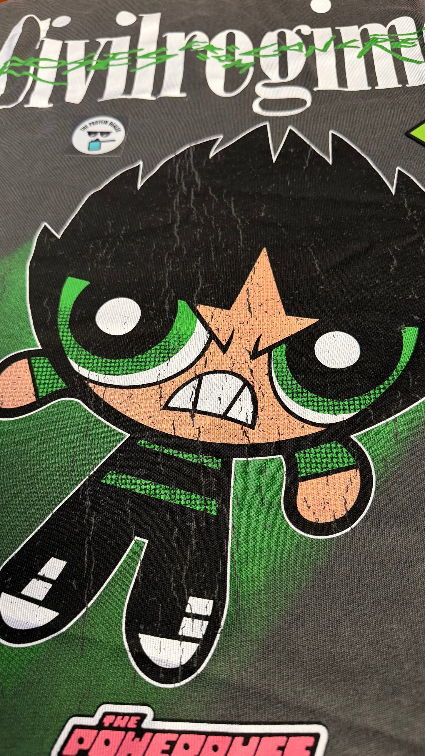ROWDY POWERPUFF AMERICAN CLASSIC OVERSIZED TEES