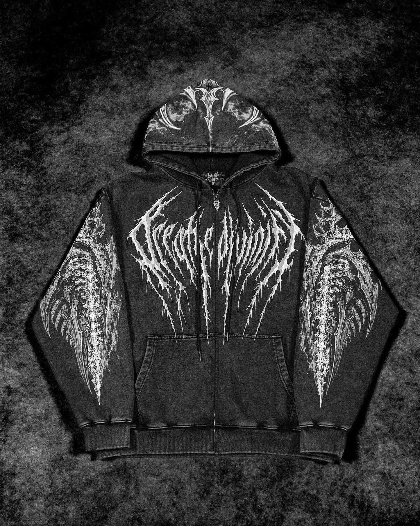 DEATH SLAYER OVERSIZED ZIP-UP HOODIE