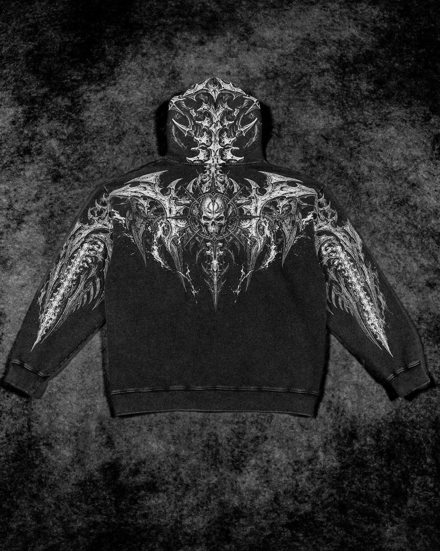 DEATH SLAYER OVERSIZED ZIP-UP HOODIE