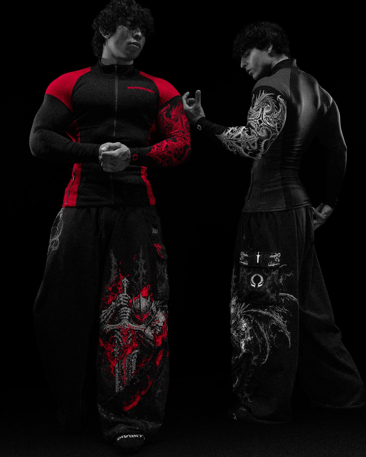 VOID TECH™ BLOOD WYVERN FULL-ZIP LONGSLEEVE COMPRESSION