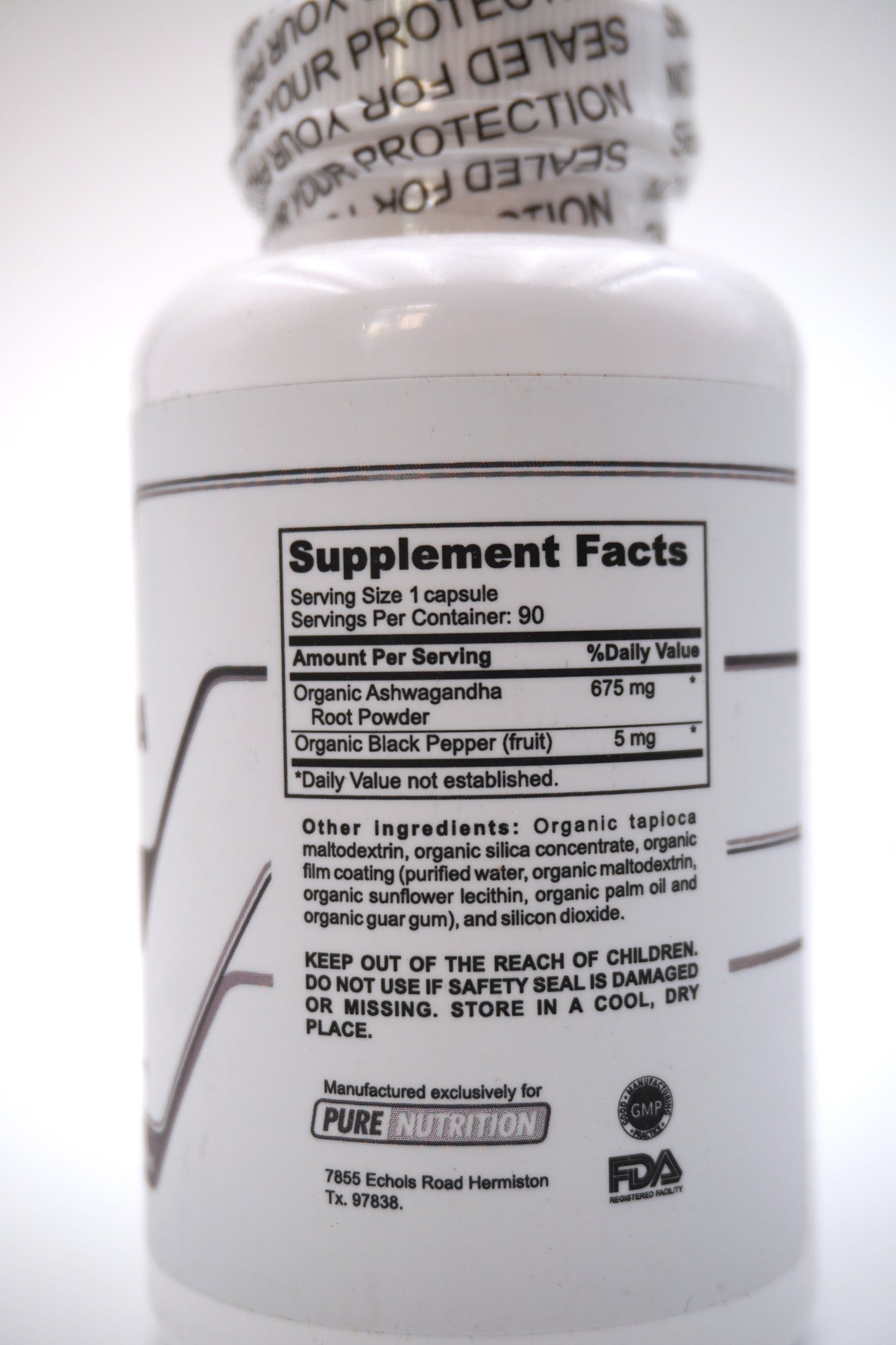 ASHWAGANDHA 675MG 90 CAPS PN