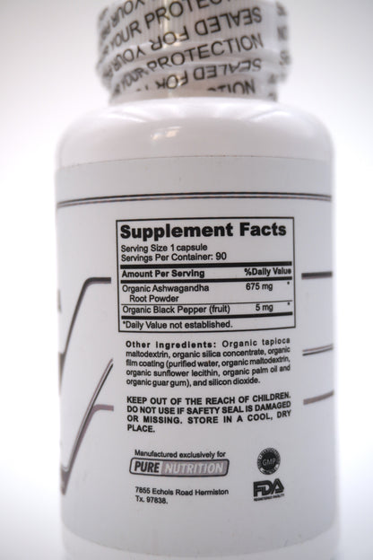 ASHWAGANDHA 675MG 90 CAPS PN