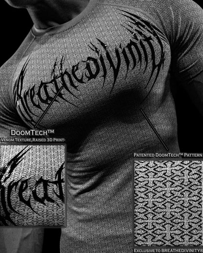 DOOM TECH™ ARMORED VENOM TEXTURE SHORT SLEEVE COMPRESSION (AUG)