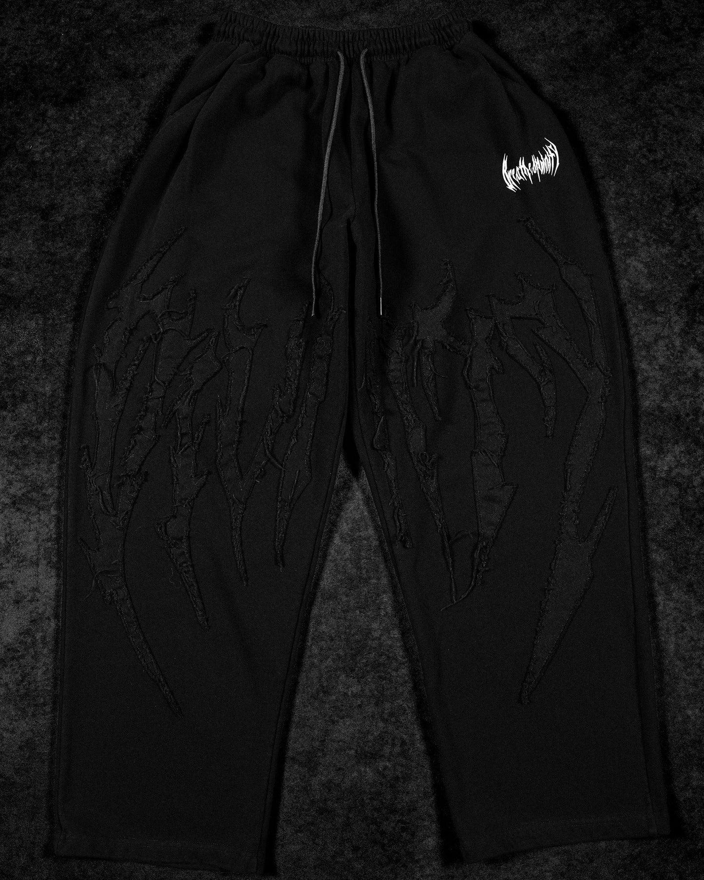 DESTROYED BANANA SHAPE SWEATPANTS