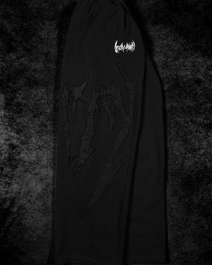 DESTROYED BANANA SHAPE SWEATPANTS