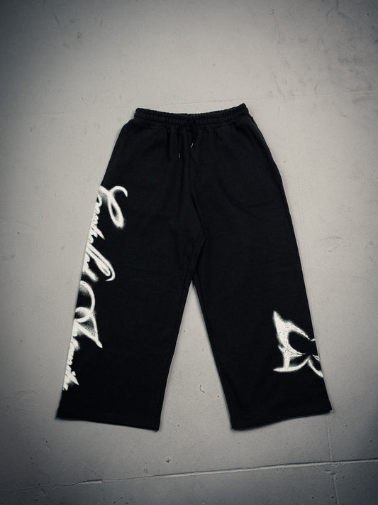 NY BUTTERFLY WIDE LEG SWEATS