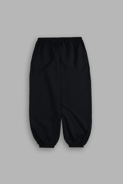 Wolf Chopper Lounger Sweat Pants in Black