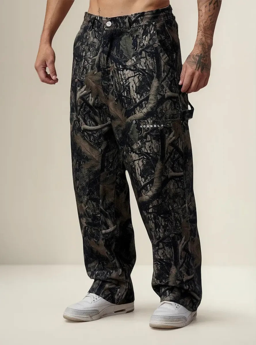 CARPENTER TREE CAMO JEANS #2059