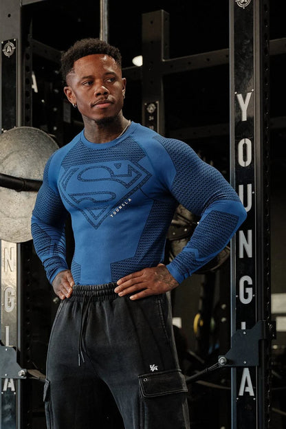 SUPERMAN COMPRESSION LONGSLEEVES #8066