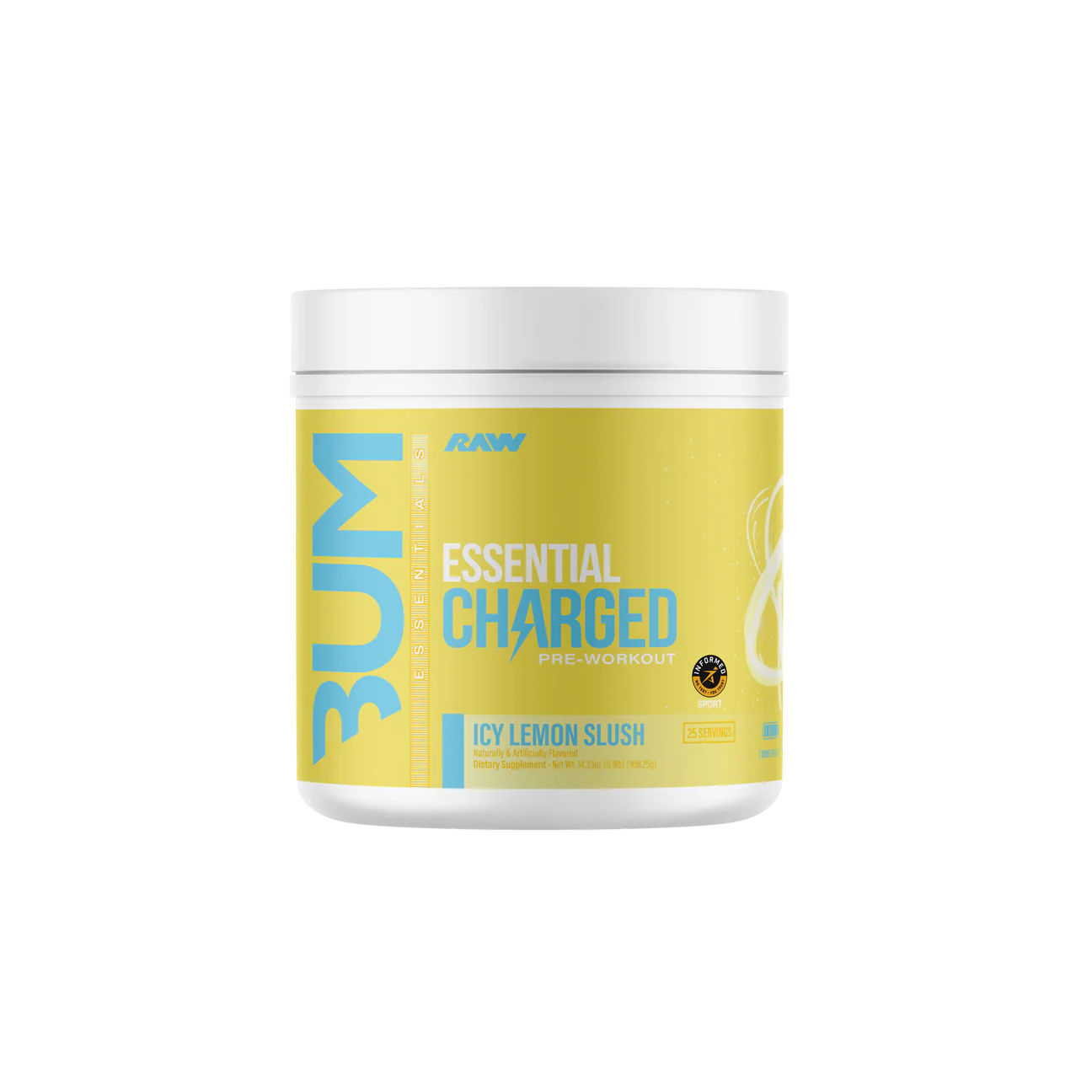 RAW ESSENTIAL CHARGED 25 SERV CBUM