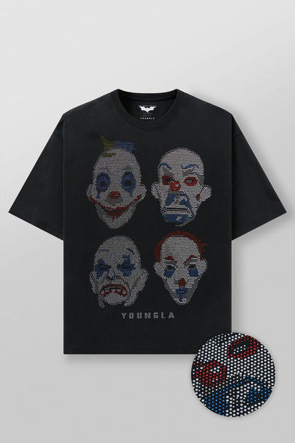 BATMAN RHINESTONE TEES #4257
