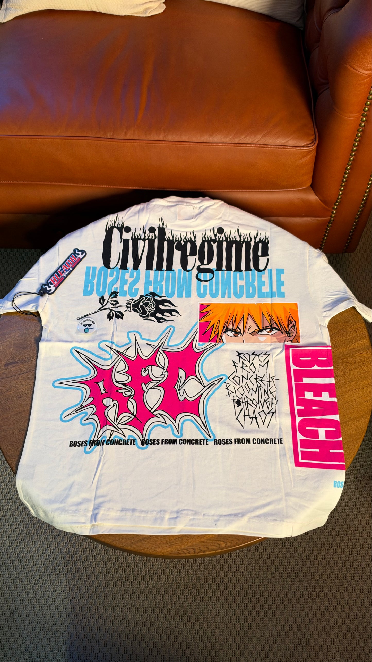 NO LIMITS AMERICAN CLASSIC OVERSIZED TEE (BLEACH)