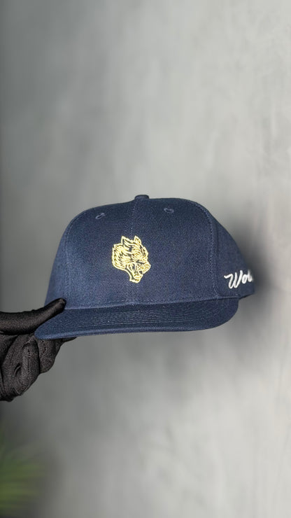 WOLF HEAD FITTED CAP