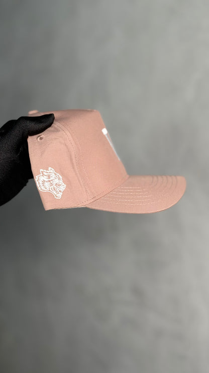 W NYLON 5 PANEL HAT MAUVE